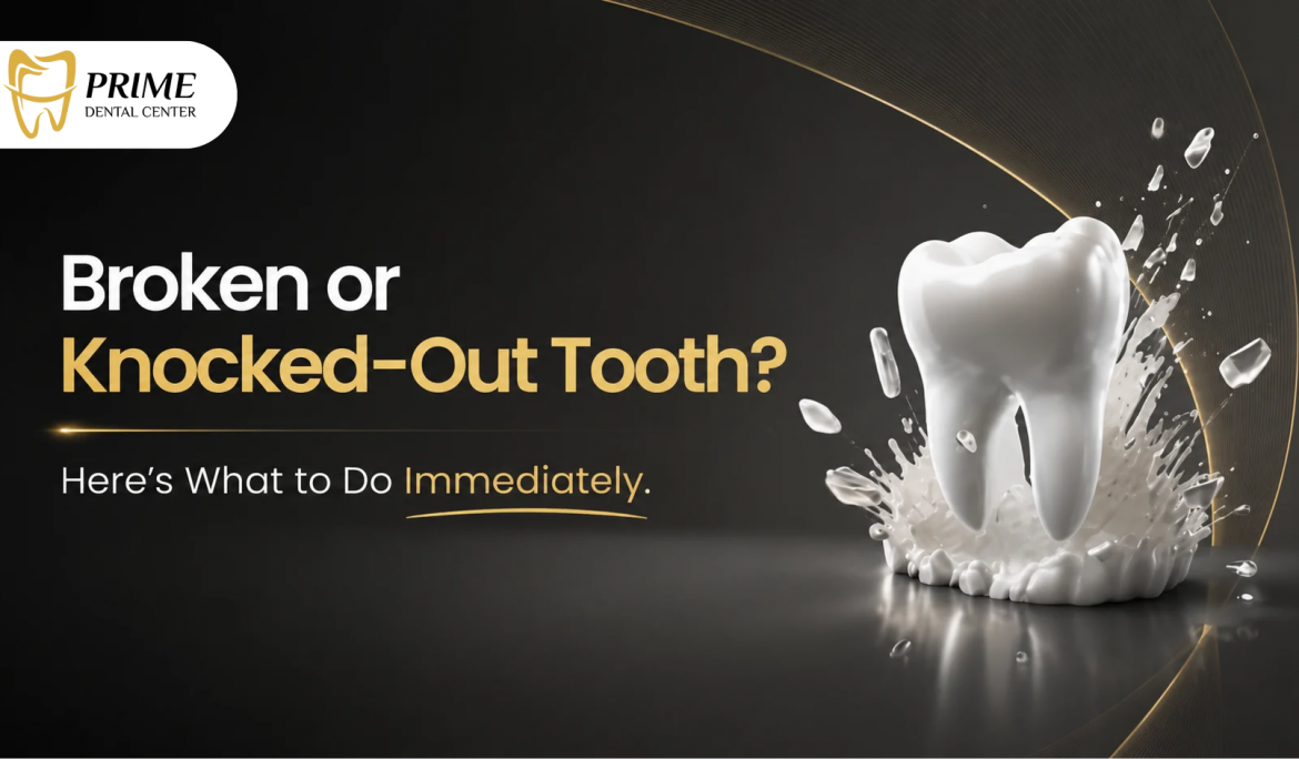 Broken or Knocked-Out Tooth Here's What to Do Immediately